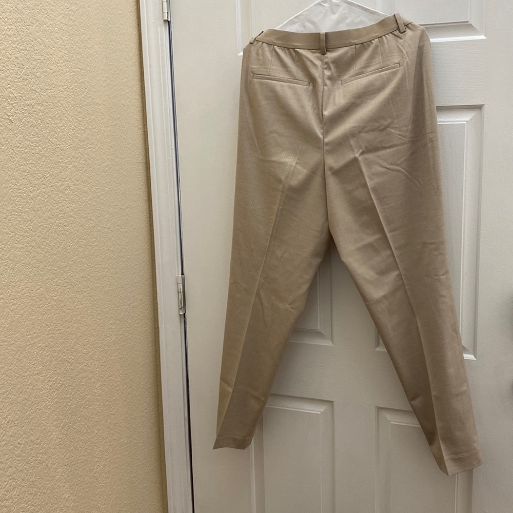 XL, waist 32 inch. Beige, Rayon dress slack.